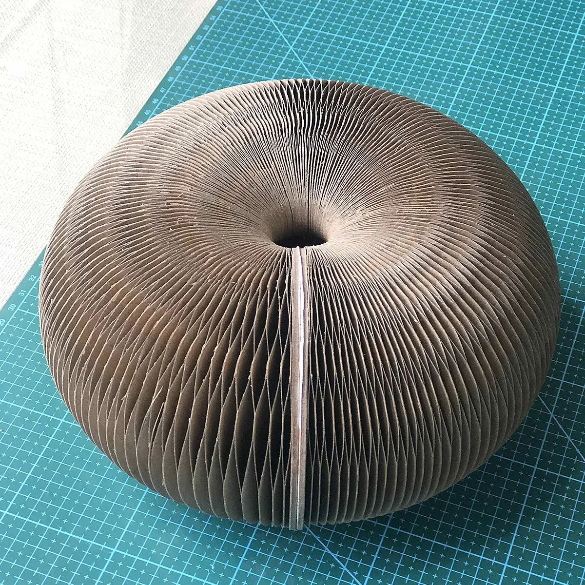 Factory Wholesale Cat Accessories Interactive Foldable Cat Toy Grinding Claw Corrugated Magic Organ Scratching Board with Bell